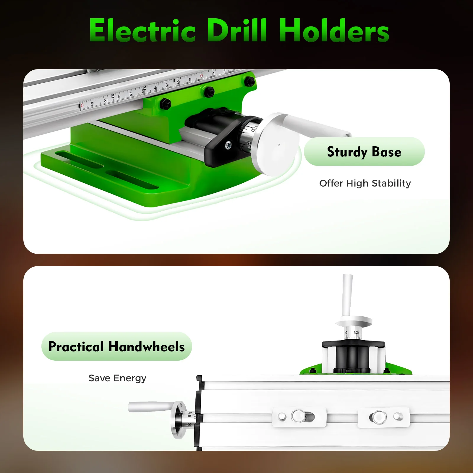 Adjustable Design Milling Machine Worktable, Cross Slide Table, Aluminum Alloy Compound Drilling Slide Table