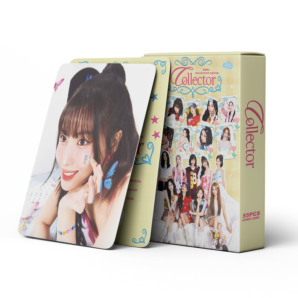 55pcs KPOP 2 TIME Lomo Cards 2025 COLLECTOR Photo Album Photocards for Fans Gift NEW High Quality