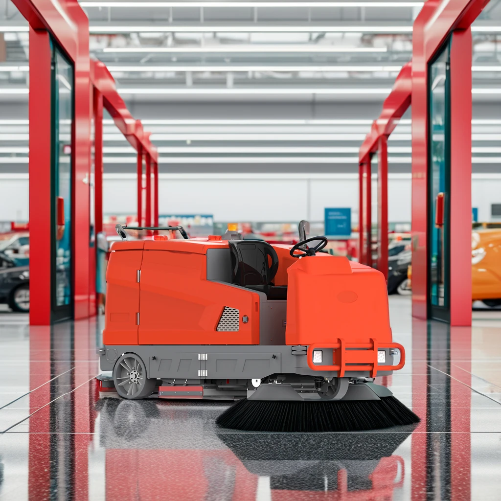 High-power Electric Floor Scrubber Machine New Household Commercial Factory Direct Floor Scrubber Machine High-pressure Sweeper