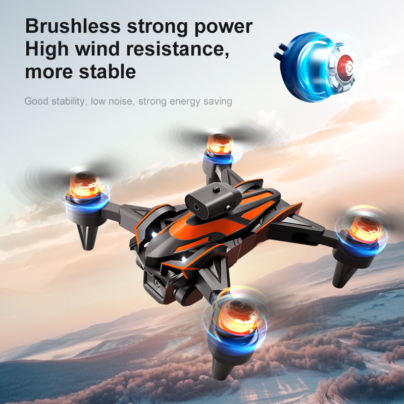 K12 Max RC Drone 8K Caméra HD Moteur sans balais 360 °   Évitement d'obstacles avec écran LCD pliable Quadcopter Dron RC Toys