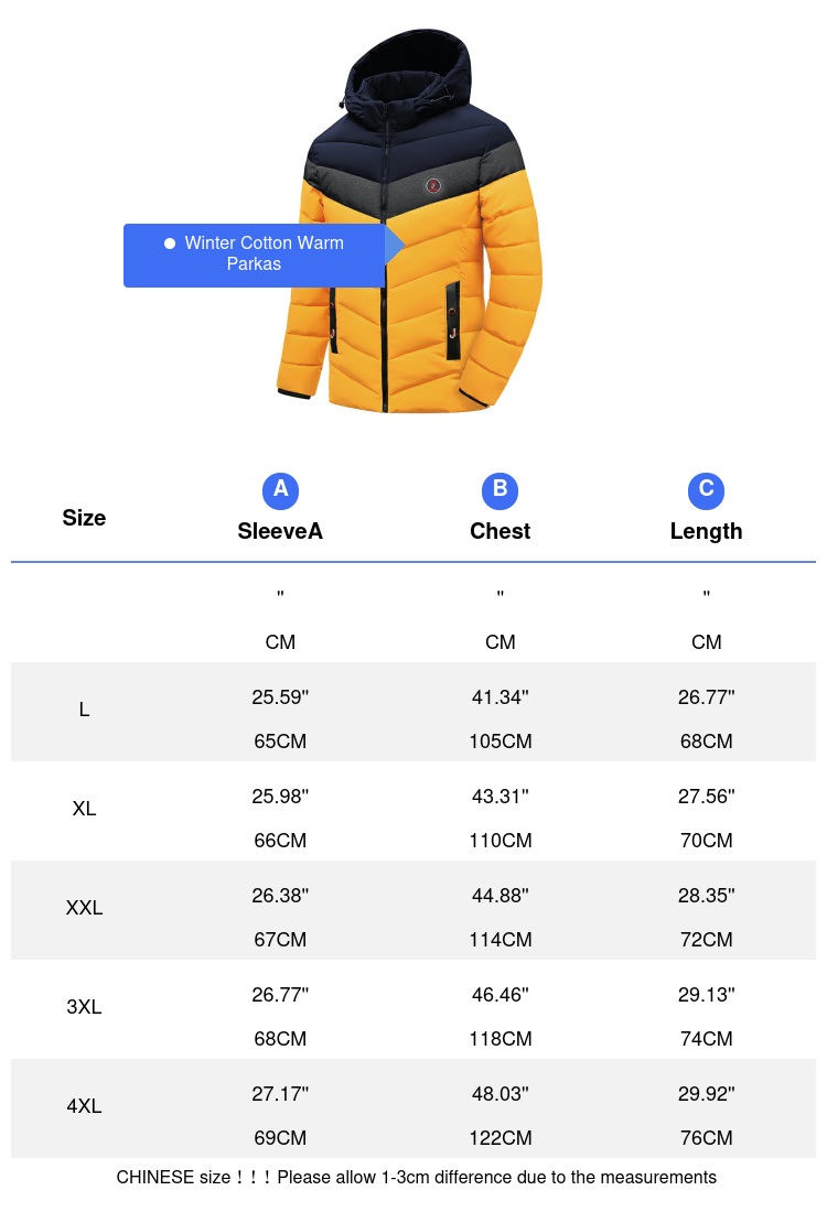 Parkas cálidas de invierno para hombre, cazadora gruesa de algodón a la moda, chaquetas con capucha, abrigos acolchados impermeables para hombre, ropa