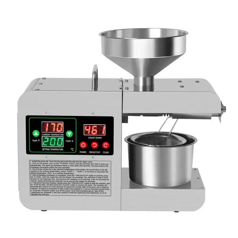Dầu Thông Minh Báo Chí Tự Động Gia Đình Inox Nóng Lạnh Hút Dầu Máy Điều Khiển Nhiệt Độ Dầu Mè Đậu Phộng