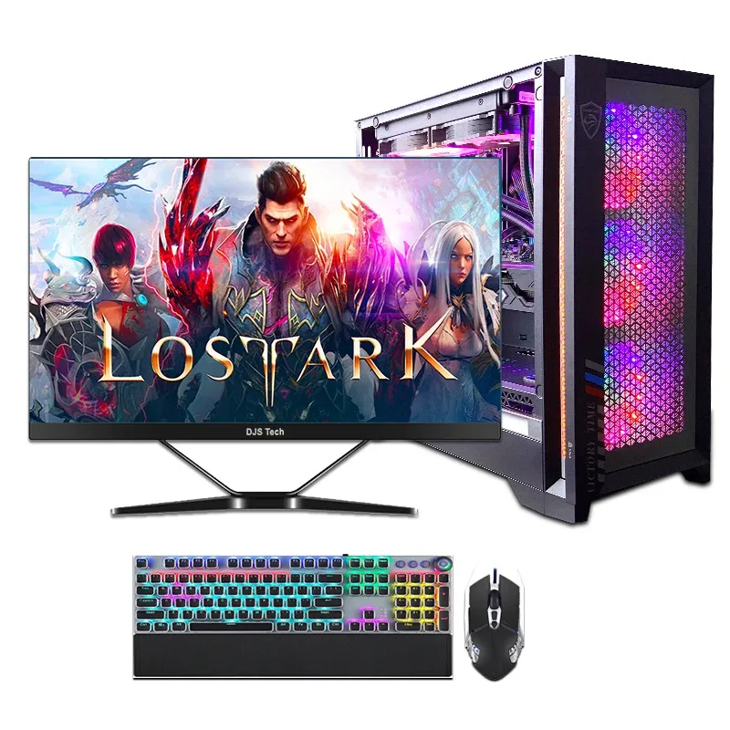 게이밍 데스크탑 코어 i7 CPU 16GB 램 512GB SSD HDD 1TB 3060TI 3070 3080 3090 GPU 공급 PC 게이밍 데스크탑 컴퓨터 그래픽 카드