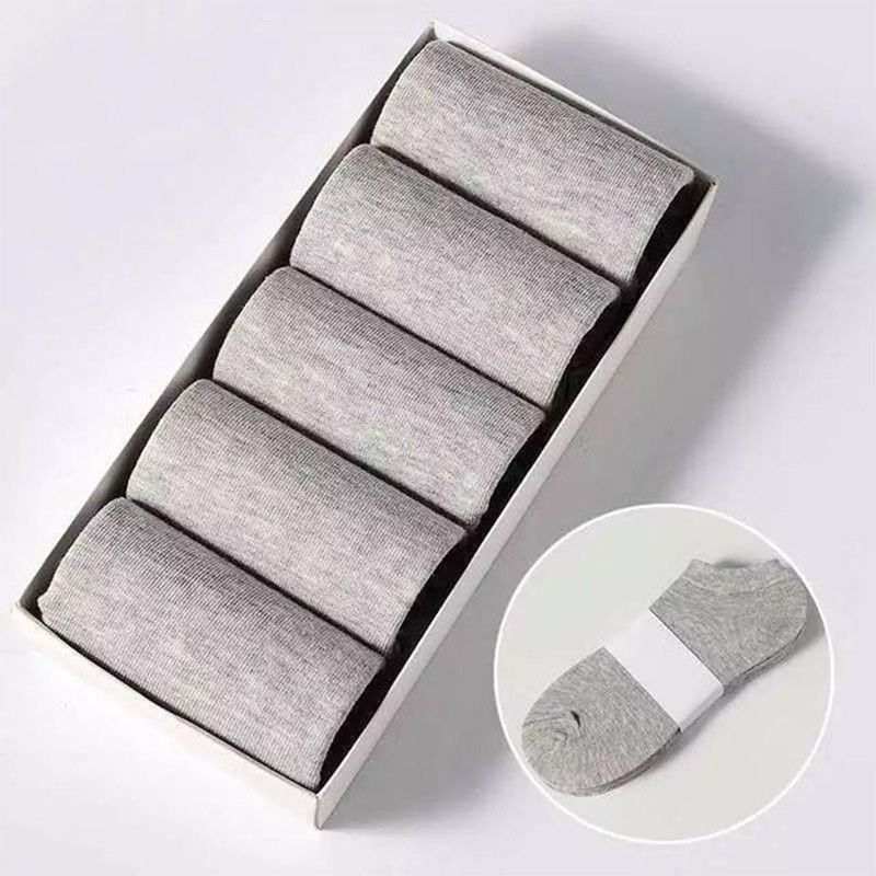 5 pares de calcetines tobilleros esenciales y cómodos, transpirables, suaves y duraderos, paquete variado de medias informales y atléticas para mujer