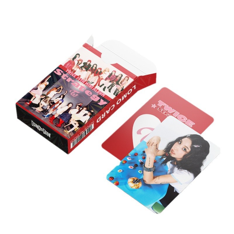 92pcs Kpop Two Lomo Cards and Stickers Thr Mini 14TH STRATEGY Photo Album 2 TIME Photocards High Quality Postcards