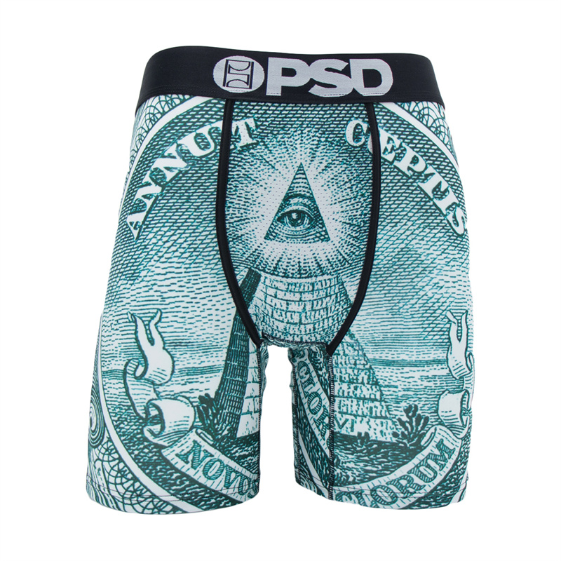 1 Uds. Ropa interior sexi para hombre, Boxers con estampado de moda, Boxers masculinos, bragas para hombre de talla grande, calzoncillos Boxer transpirables para hombre, bañadores