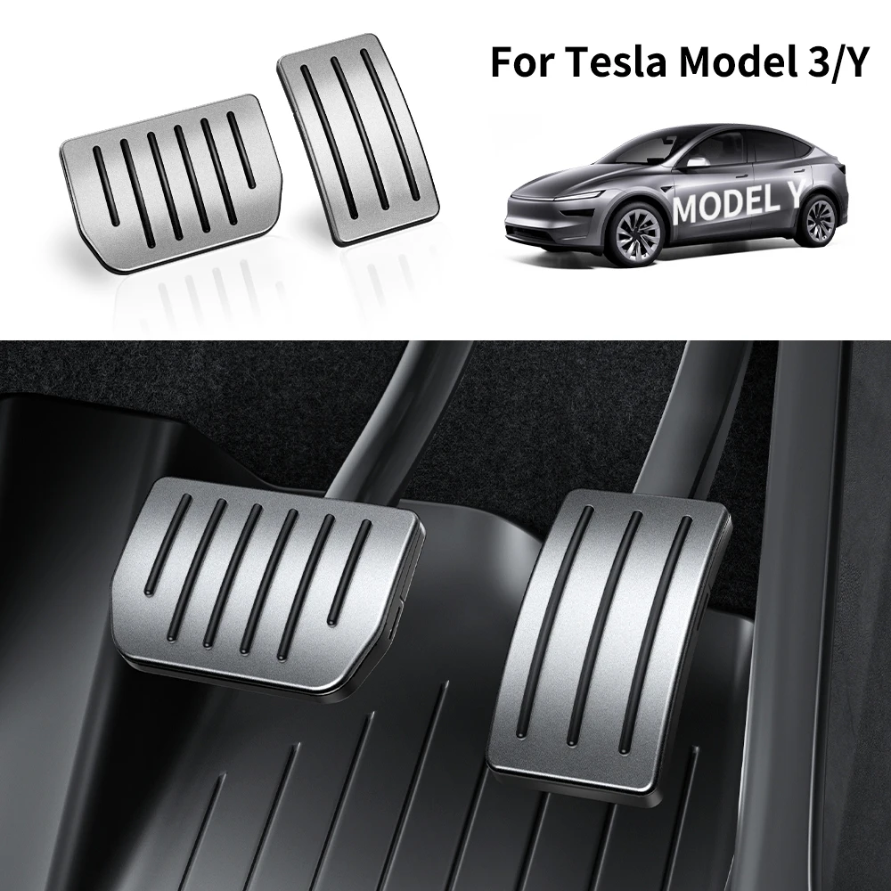 YZ для новой модели Tesla 3 Y Highland Juniper 2019-2025, педали защелкивающейся установки, крышка педали акселератора газового топлива и газа из сплава