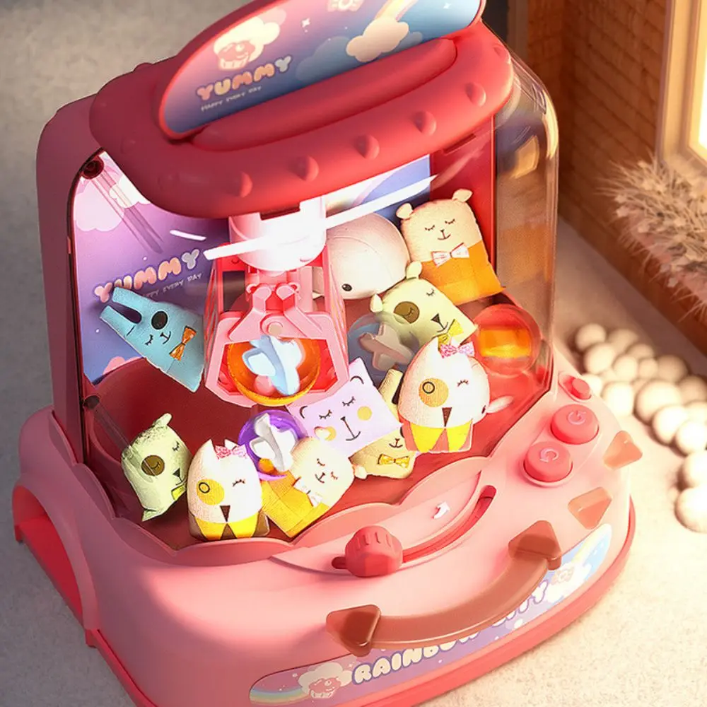 ตุ๊กตาเครื่องหยอดเหรียญเล่นเกม 15 สไตล์ Mini Claw จับของเล่นตุ๊กตาการ์ตูนเด็ก Interactive ของเล่นของขวัญวันเกิด