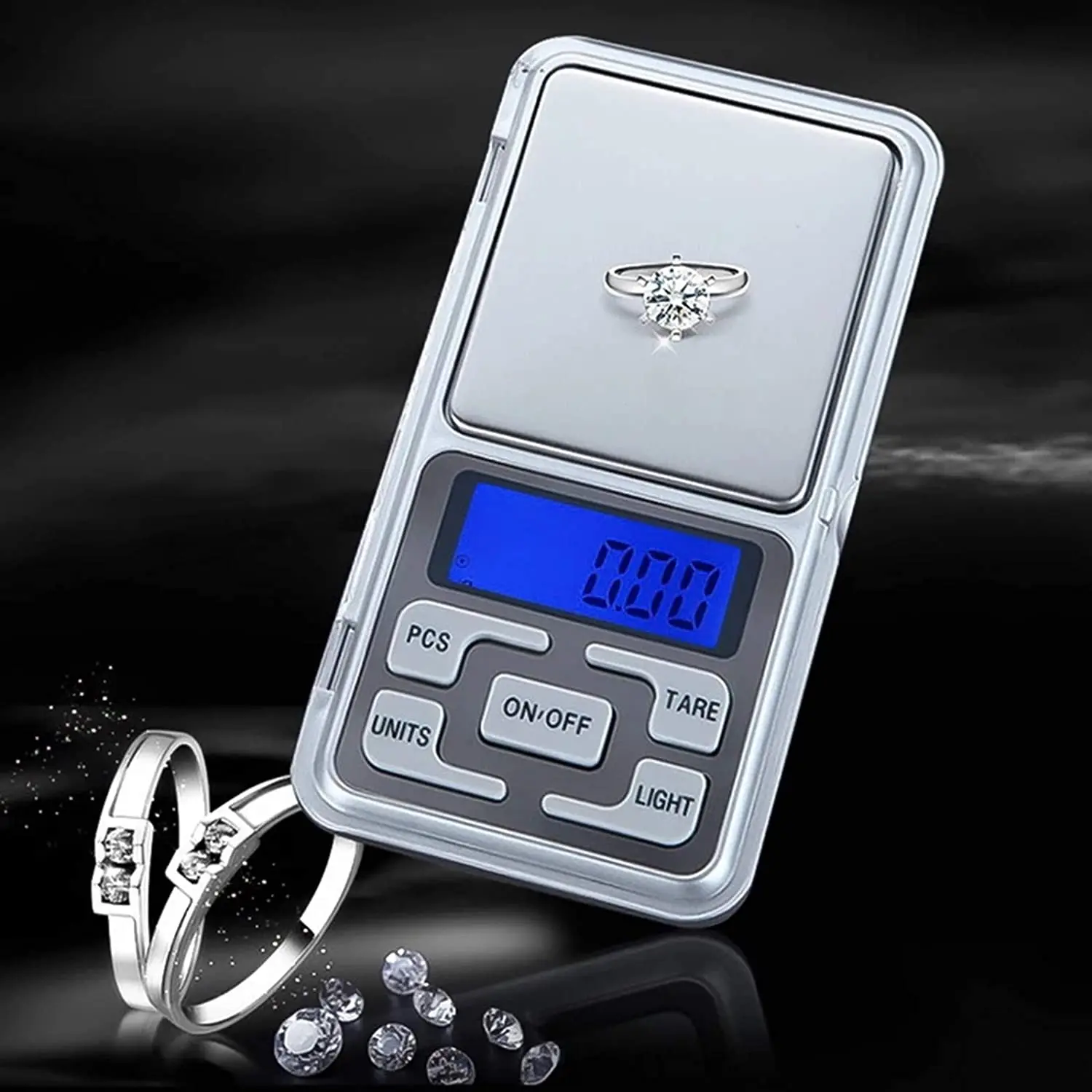 MINI Scale 500g/300g/200g/100g X 0.01g/0.1g ความแม่นยําอิเล็กทรอนิกส์ Digital Precision เครื่องชั่งเครื่องประดับ Pocket Scale BALANCE สําหรับทอง