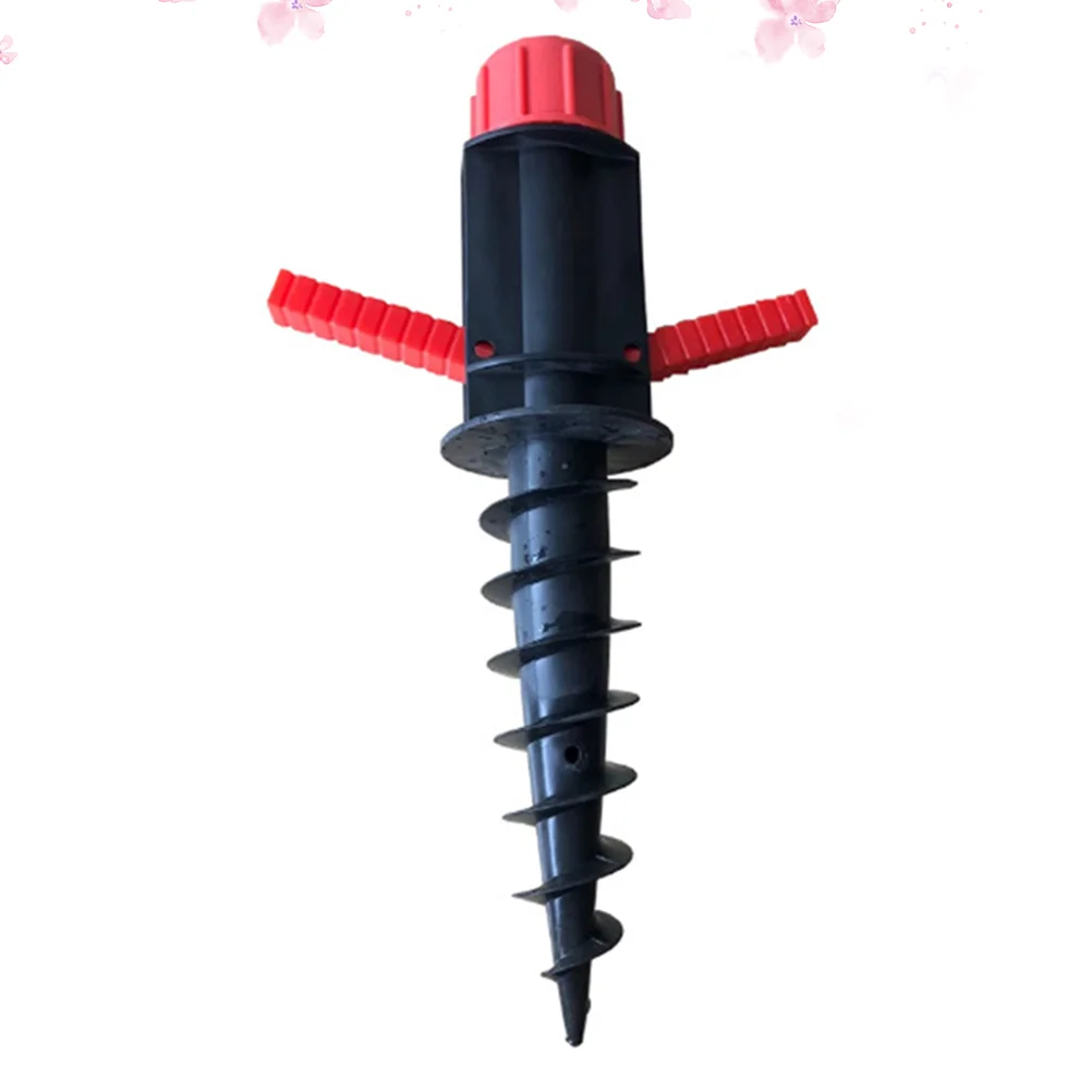 Premium Plastic Spiral Ground Stake Beach Umbrella Anchor Outdoor Sand Screw Patio Umbrella Base Heavy Duty Tent Peg Folding