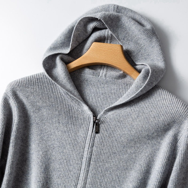 2023 outono/inverno novo simples sólido malha cardigan cashmere camisola casaco moda masculina marca versátil casual topo tren