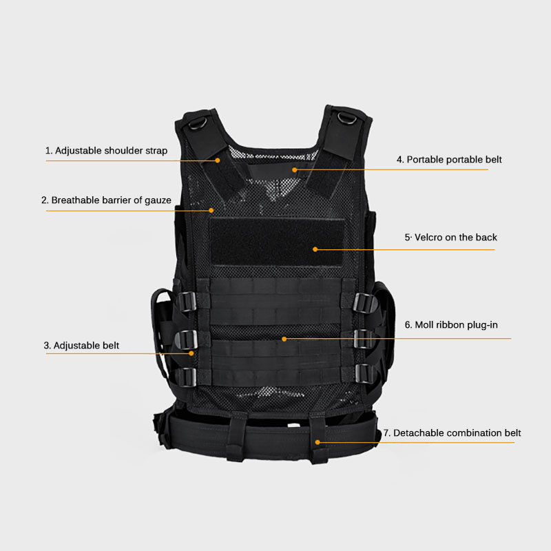 Einstellbare Molle Taktische Weste Sicherheit Kampf Körper Rüstung Westen Sicherheit Jagd Armee Outdoor CS Spiel Airsoft Training Jacke