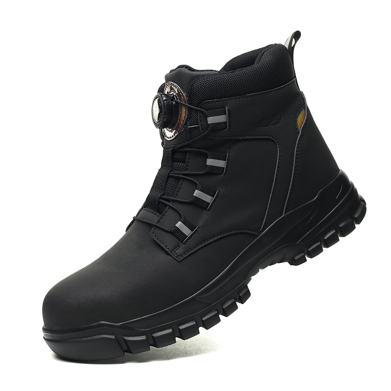 Botas de seguridad impermeables Para Hombre, Botas de trabajo indestructibles con punta de acero, zapatos de seguridad antigolpes y resistentes a puñaladas, Botas de motociclista Para Hombre