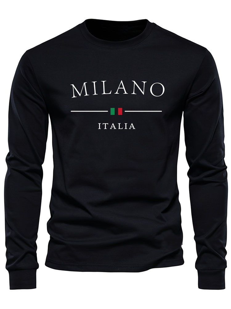 Sudadera con estampado de letras de albaricoque de gran tamaño para hombre