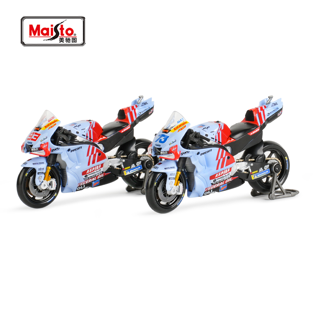 Maisto 1:18 Gresini Racing 2024 GP Racing Repsol Team, литые автомобили, Коллекционные модели мотоциклов, игрушки