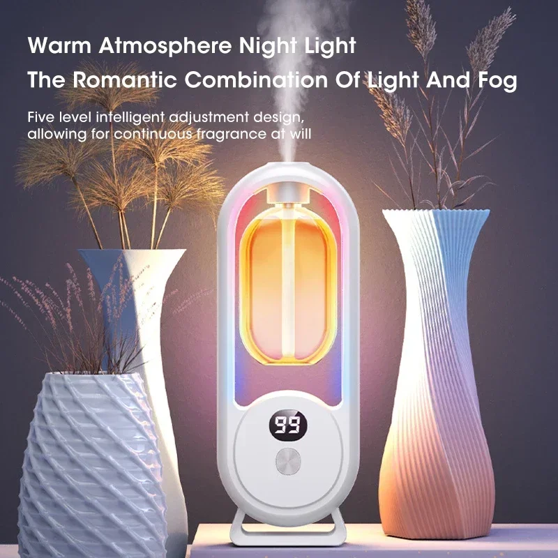 Smart Automatic USB Essential Oil Diffuser Aromatherapy Machine for Home Office Car Toilet Deodorization