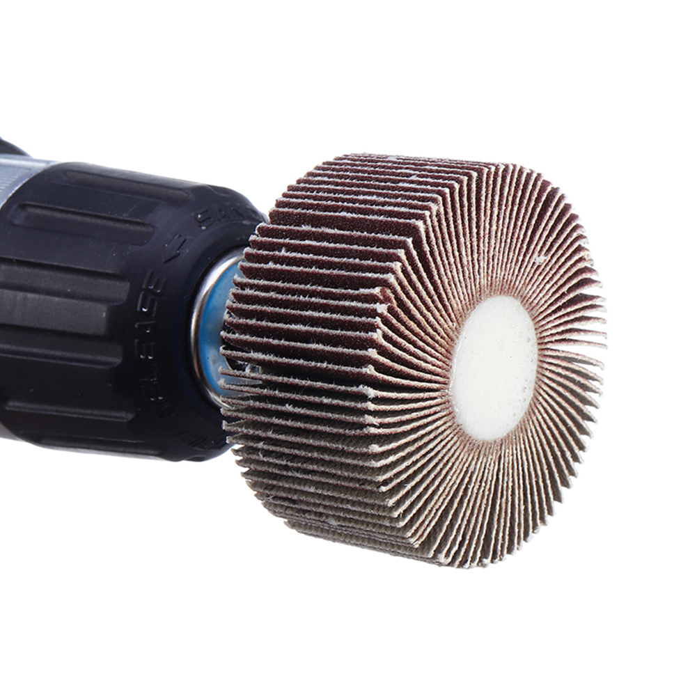 1Pc 샌딩 플랩 디스크 그라인딩 휠 비트 80 그릿 25/30/40/50mm 로타리 도구 전기 그라인더 전원 연마 도구 액세서리