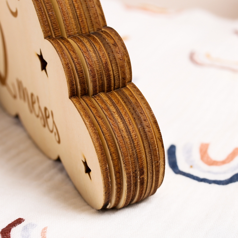 8 ชิ้น/เซ็ตเด็กทารก Milestone Card สําหรับทารกแรกเกิดน่ารัก Cloud Shape การถ่ายภาพ Props อุปกรณ์เสริมเดือนการ์ดสติกเกอร์ทารกแรกเกิดของขวัญ