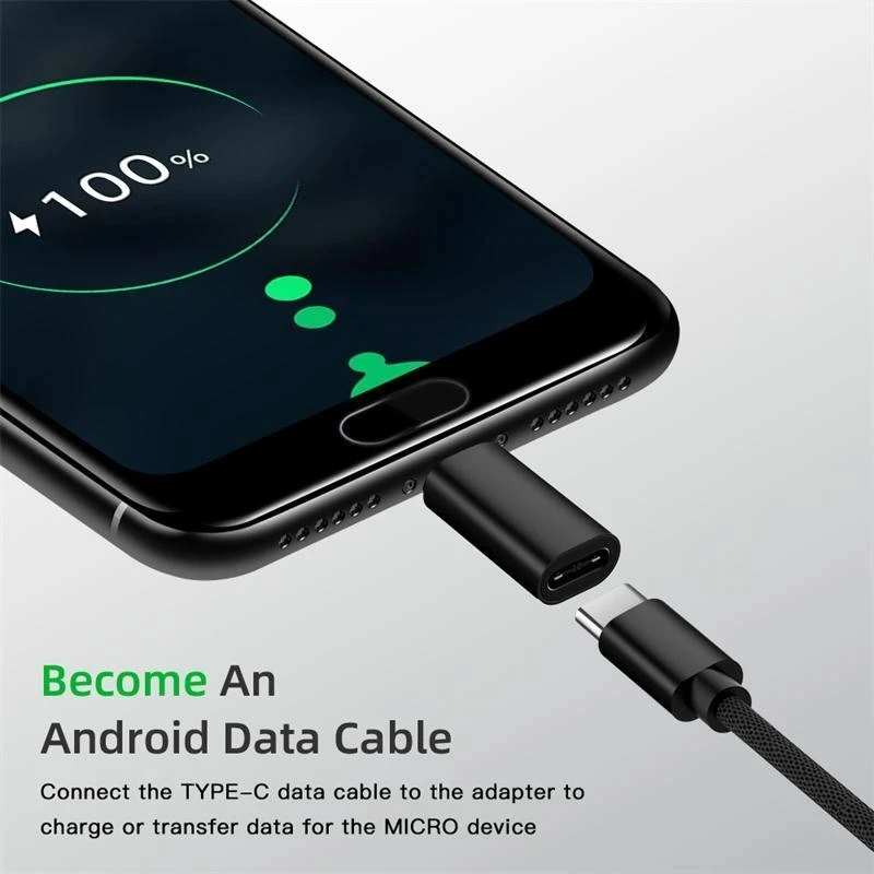 USB Type C To Micro USB Android Adapter Connector for Phone Tablet Micro USB Male To Type C Female Converter for Xiaomi Huawei