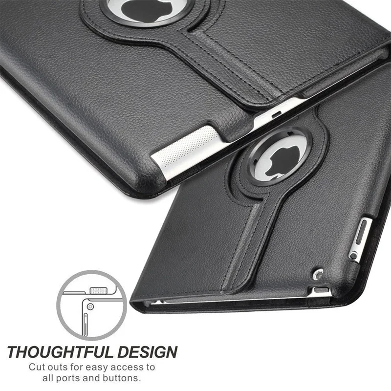 Cubierta de tableta giratoria de 360 grados para iPad 2 3 4 Air 1 2 3 4 5 10.9 Pro 11 2022 9.7 5th 6th 10.2 7th 8th 9th 10 10th Casos de la cubierta
