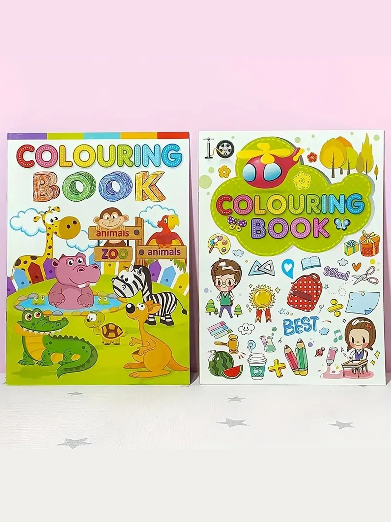 20 páginas de livro para colorir de desenho animado infantil Livro para colorir graffiti (não pode usar canetas aquarela)
