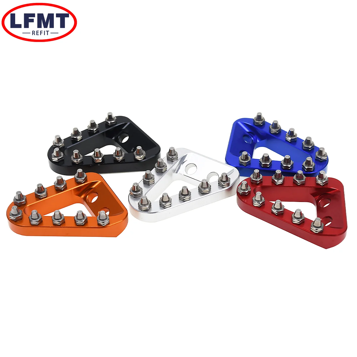 Motorcycle CNC Rear Brake Pedal Step Plate Tip For KTM XC XCF XCW SX SXF EXC EXCF TPI 6D Husqvarna TE FE TX FX TC FC 2016-2023