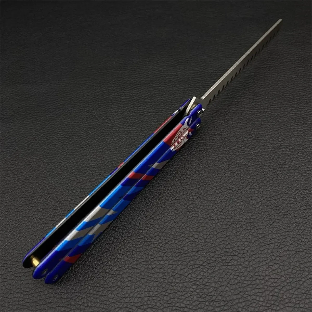 Valorant Weapon Yoru의 세련된 나비 빗 GO Vol 2 Melee 게임 주변 장치 23cm 금속 사무라이 검 모델 무기 선물 완구