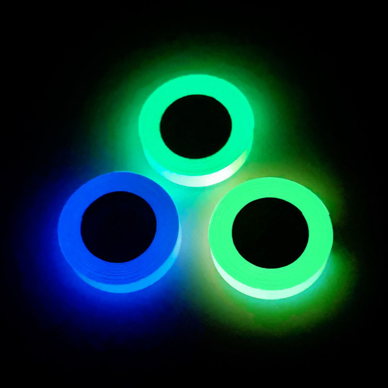 Cinta luminosa de 3m de largo, fluorescente para pegatina Suelo de escalera, Escena de seguridad de advertencia, suministros decorativos para el hogar y fiestas