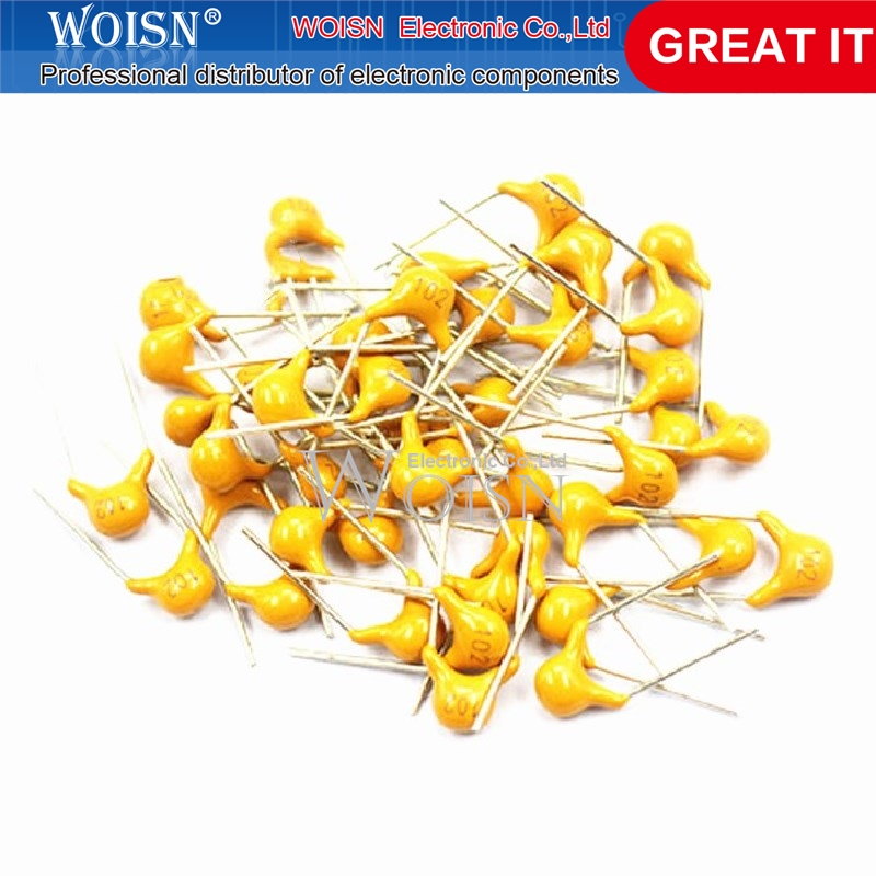 100 шт монолитный конденсатор трафаретная печать: 220(22 ПФ) шаг 5,08 мм