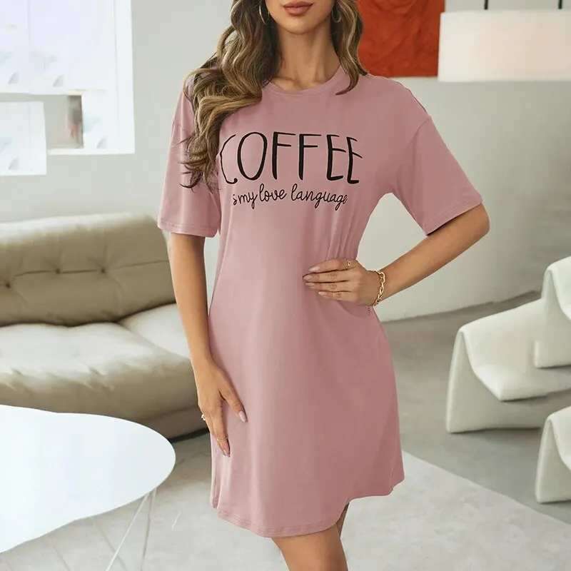 Leite Camisola De Seda Mulheres Camisola Manga Curta Camisolas Dos Desenhos Animados Doce Casual Pijamas Pijamas Pijamas