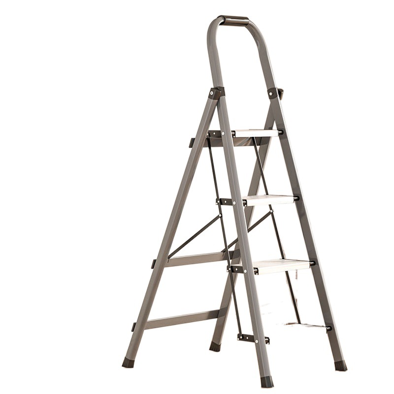 Household Ladder Thickened Herringbone Ladder Folding Step Attic Staircase Four or Five Steps Light