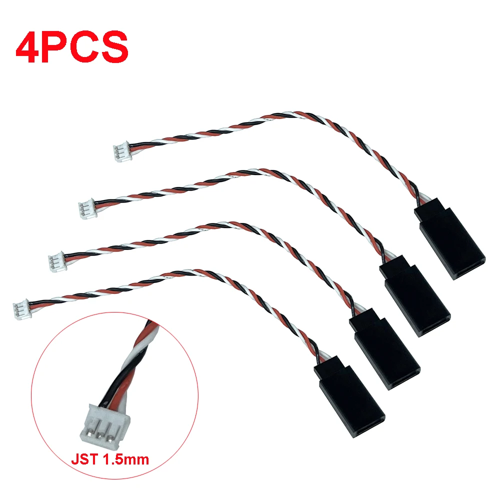 4 JST 1.5Mm Nữ Để JR Cho Mini Thu Servo Dây Cắm Chuyển Đổi