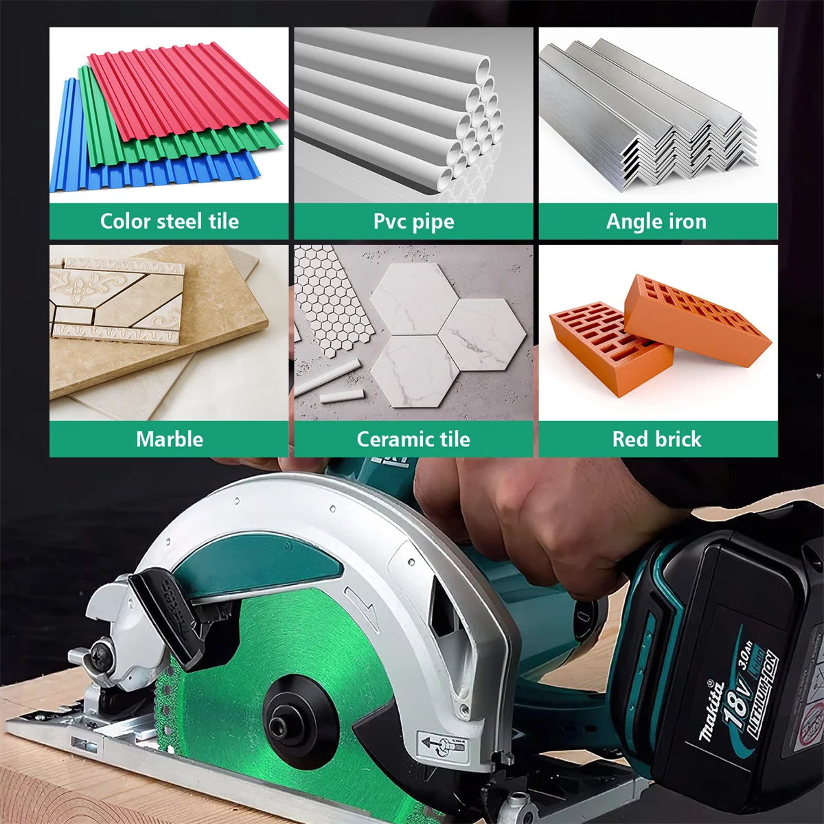 JUSTINLAU 2 個 4 インチ 22.23 ミリメートル穴切断ディスク切断コンクリート木材タイル鋼金属アルミニウム花崗岩石グラインダー鋸刃