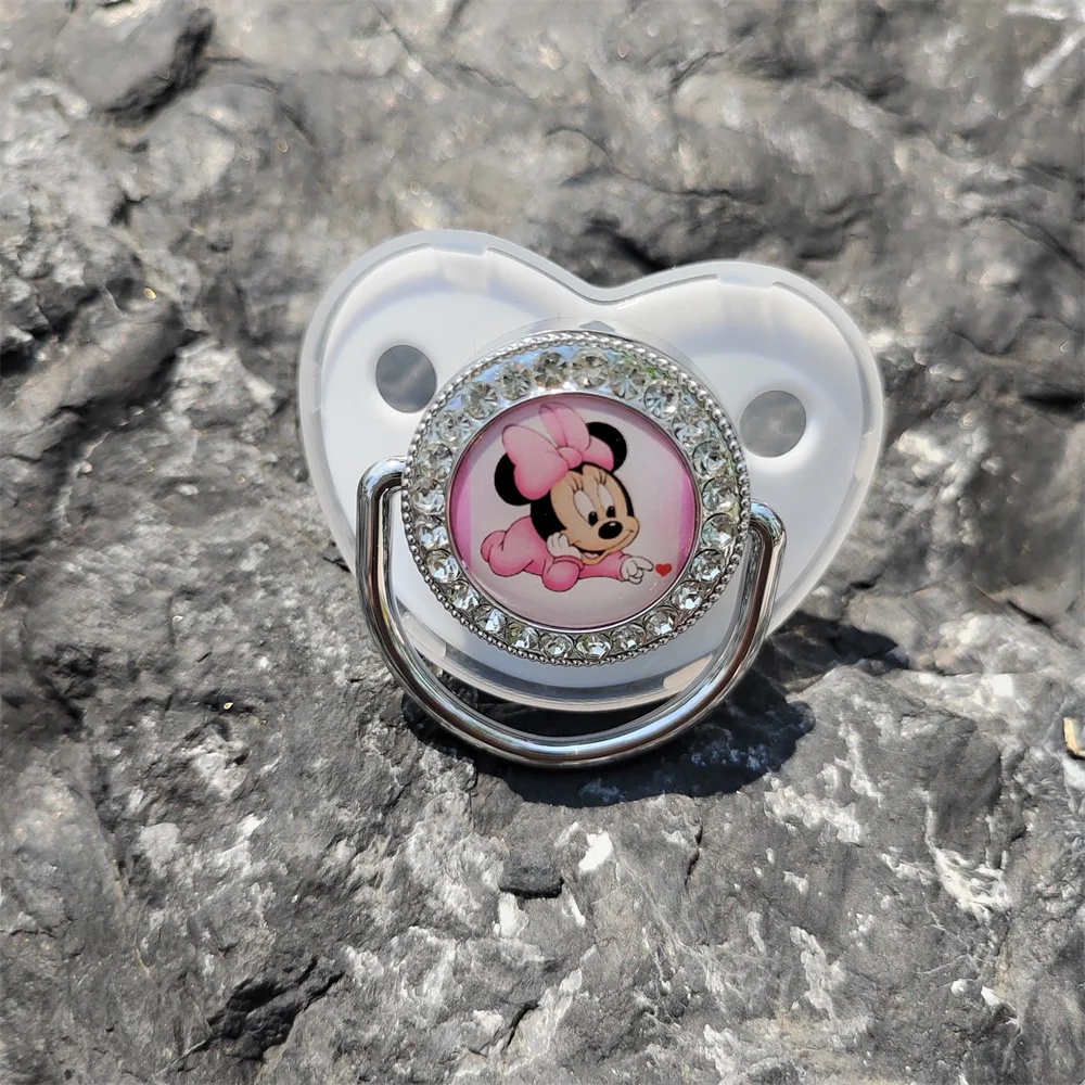 [NEW Most Beautiful Pacifier] 2024 Luxury Diamond Baby Pacifier Teaser Newborn Baby pacifier with dust cap chupetero0-24 months