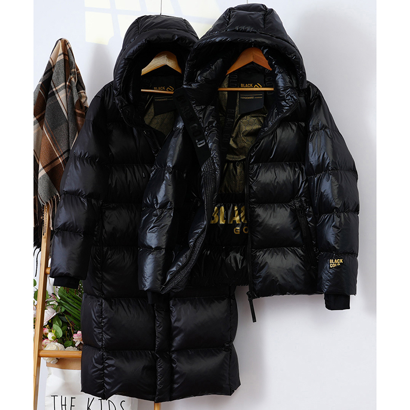 Schinteon Vrouwen Witte Eend Donsjack met Kap Casual Over Size Herfst Winter Warm Losse Dikke Korte Uitloper 2024 Nieuw