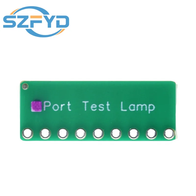 8 세그먼트 LED 포트 테스트 램프 표시기 흐르는 물 포트 테스트 램프 빨간색, 녹색 및 파란색 색상 옵션