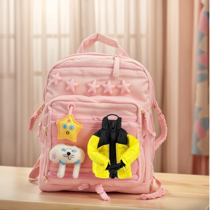 Gantungan Kunci Portabel Gantungan Kunci Mantel Bawah Mini Gantungan Kunci Mode Liontin Mantel Bawah Liontin Jaket Kunci Lucu Hadiah untuk Teman