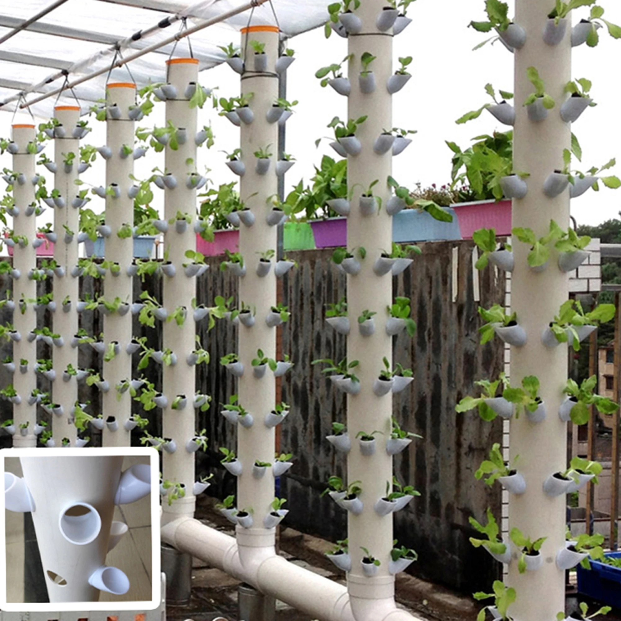 30 Chiếc Thủy Canh Lita Trái Cây Và Rau Thủy Canh Trồng Hệ Thống Vườn Thủy Canh Soilless Thiết Bị Hợp Kim Đa Răng Mũi Khoan