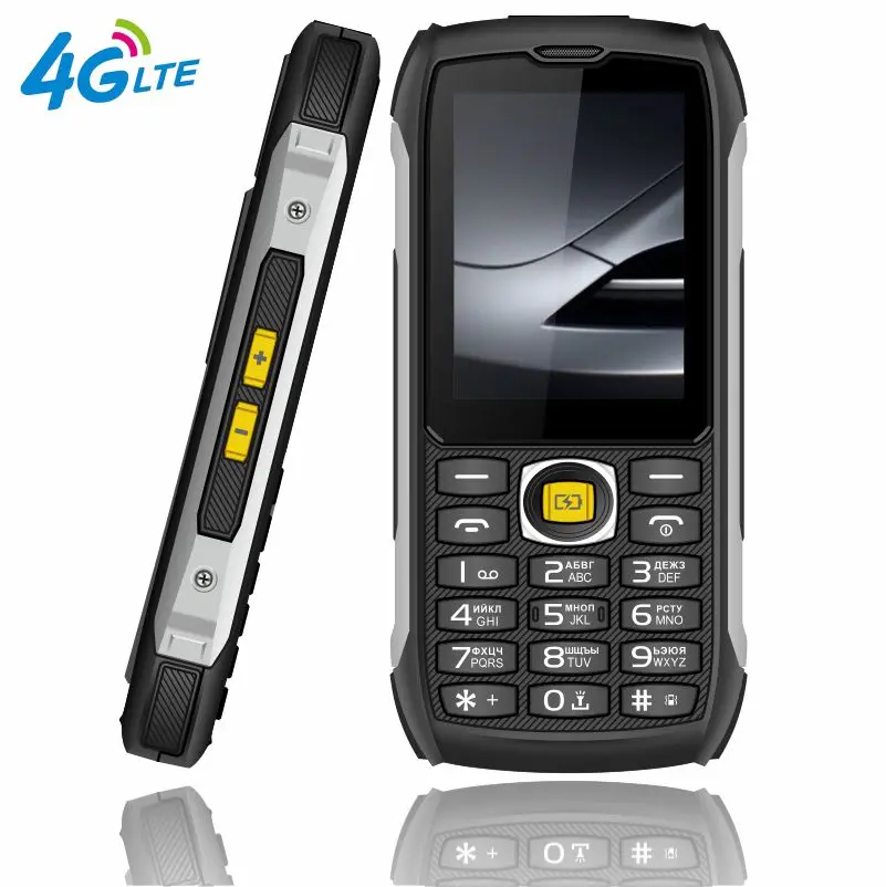EAOR 4G LTE impermeable resistente batería grande powerbank teclado 2,8 IPS pantalla volumen tecla lateral linterna deslumbrante teléfono móvil