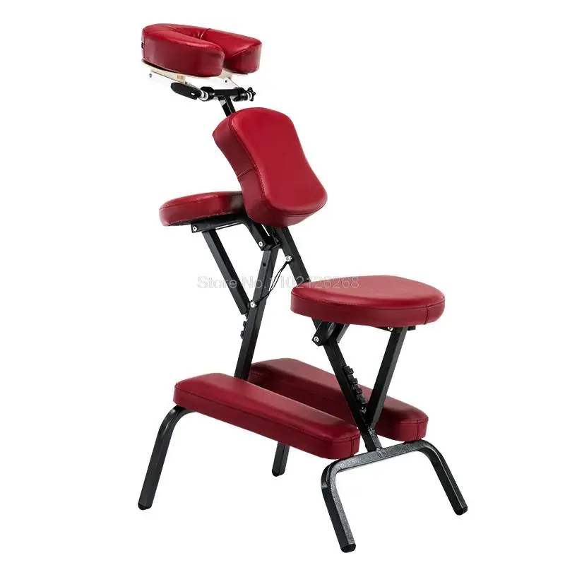 Cadeira de spa dental de massagem de tatuagem ajustável venda moderna portátil almofada de couro cadeira de massagem com saco de transporte grátis móveis de salão de beleza