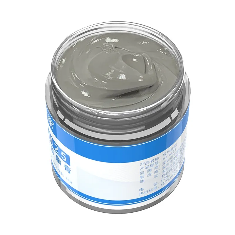 Teucer PT-25M 25g Compound Paste PC Computer Processor Heat-dissipating Thermal Grease For CPU GPU Cooling Canned with Scraper