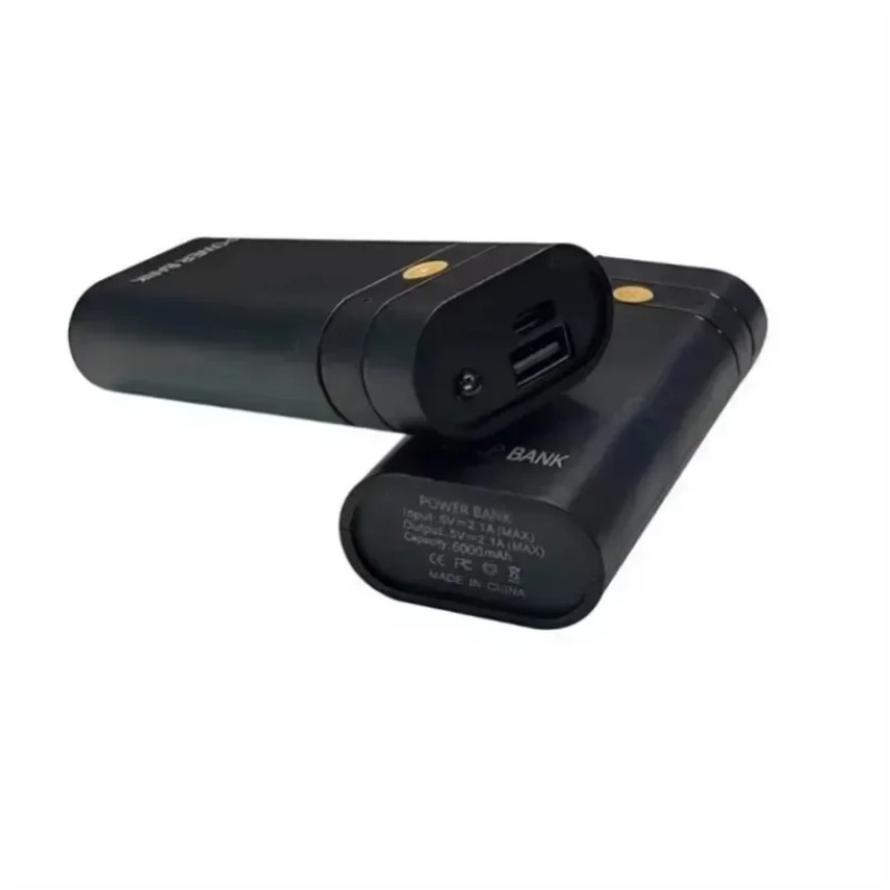 DIY nicht einschließlich Batterien Power Bank Box 5V 2A 6000mAh 2X 18650 USB Typ-C Batterie Ladegerät Fall für Telefon Elektronische Aufladung