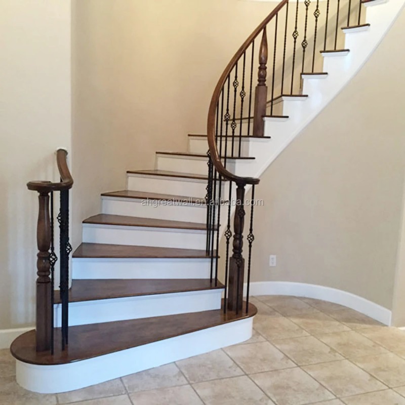 Aluminum Casting Carved Fence Copper Carved Balustrades Stair Handrails Railing Staircase Guardrail Customized