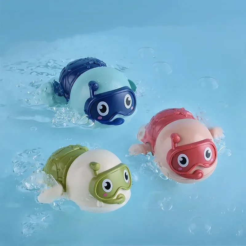 Juguetes de baño para bebés, juguetes de baño para niños, natación, mecanismo de relojería flotante, Lindo juego de agua, divertido, educativo, baño, ducha, bañera, juguete