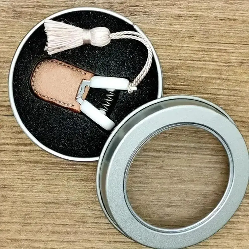 พร้อมฝาครอบป้องกัน Art MINI ความแม่นยําสูงกรรไกรตรงเคล็ดลับ DIY เย็บกรรไกรขนาดเล็กอุปกรณ์เย็บผ้าโลหะ
