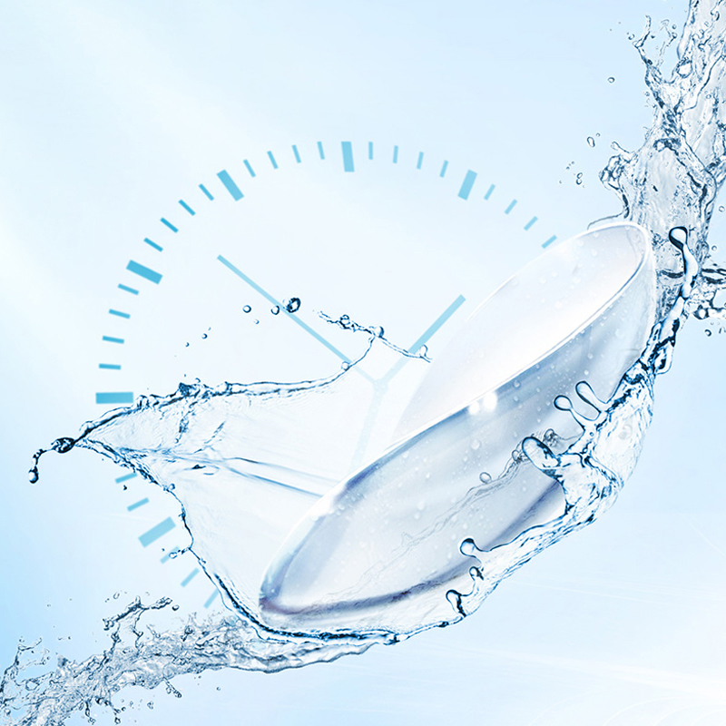 Lentes de contacto de dioptrías para miopía, lentes de contacto con prescripción de energía para miopía, lentes para el cuidado de la salud con grado