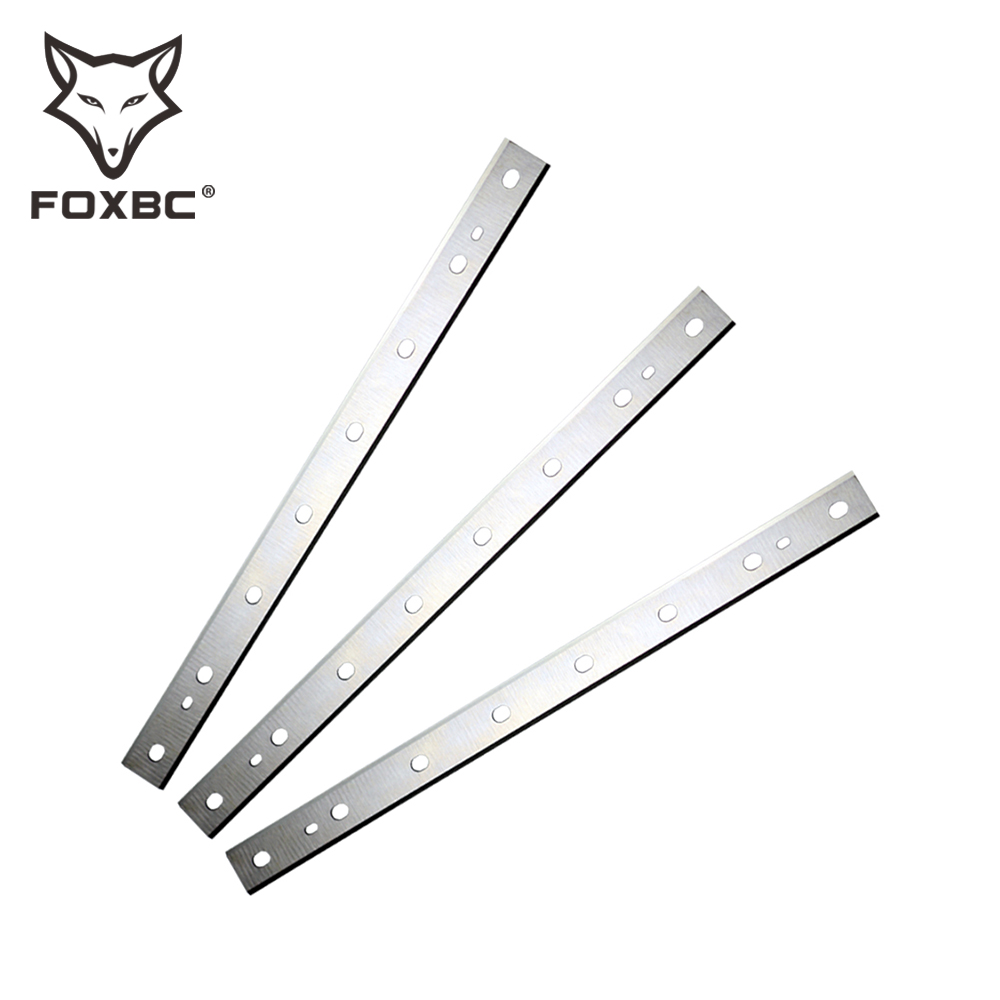 FOXBC 12.5นิ้ว Planer ใบมีด DW7342สำหรับ DeWalt DW734ไม้ Planer มีดสำหรับงานไม้-ชุด3