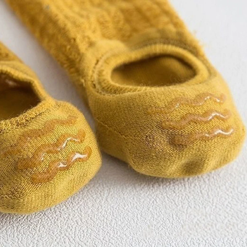 Sokken dames zomer onzichtbaar kort no-show mode kant ademend siliconen antislip katoenen bootsokken