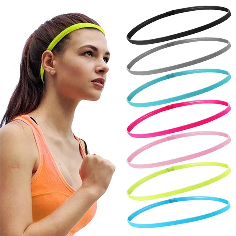 1 banda elástica antideslizante para el sudor, diadema para deportes al aire libre, ejercicio físico, banda para el cabello para Yoga, bandas para el sudor para correr y fútbol para mujeres y hombres