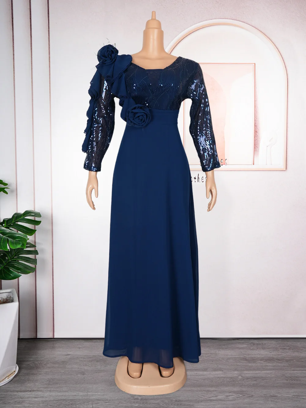 Eleganckie afrykańskie sukienki dla kobiet 2025 Nowa odzież afrykańska Plus Size Turcja Impreza weselna Długa sukienka Dashiki Ankara Stroje Robe